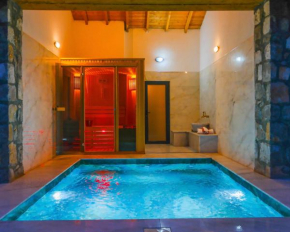 Luxury Stone House With Turkish Hamam, Sauna, İndoor and Outdoor Pool in Fethiye